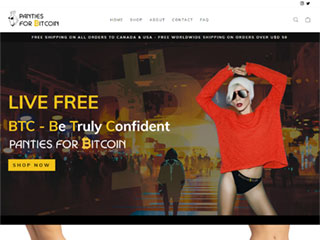 Panties For Bitcoin