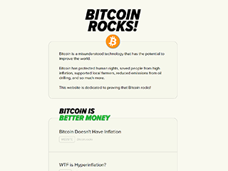 Bitcoin Rocks!