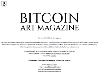 Bitcoin Art Magazine